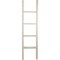 Ekena Millwork 15"W x 60"H x 3 1/2"D Vintage Farmhouse 4 Rung Ladder, Barnwood Decor Collection, Chalk Dust White DECR015X060X04LDRWH - alternate 4